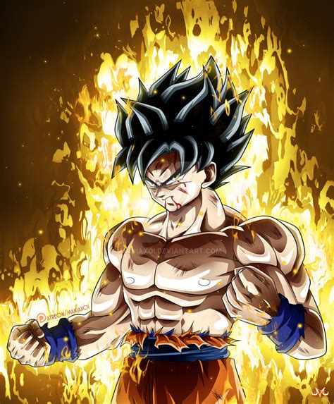 Goku is in his ultra instinct form. Goku Ultra Instinct Super Saiyan Aura Animated by Maniaxoi on DeviantArt