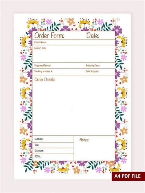 pin  flowerniftycom  flower nifty printables
