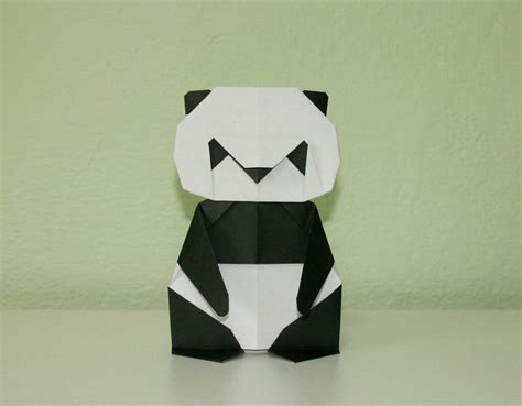 Panda Origami Template