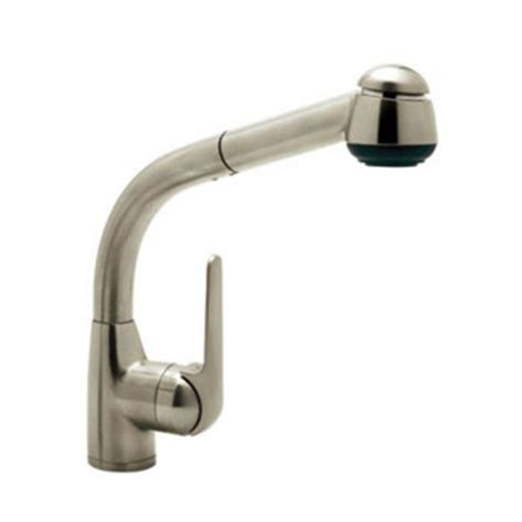 Buying a new pullout kitchen faucet might not seem like a daunting task until you start. Rohl R7913STN de' Lux Side Lever Pull-Out Kitchen Faucet ...