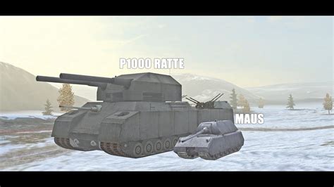 Nazi Super Tank P1000 Ratte Youtube