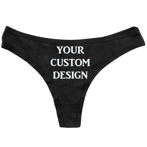 custom thongs add your image sexy thongs funny panties bachelorette t funny black