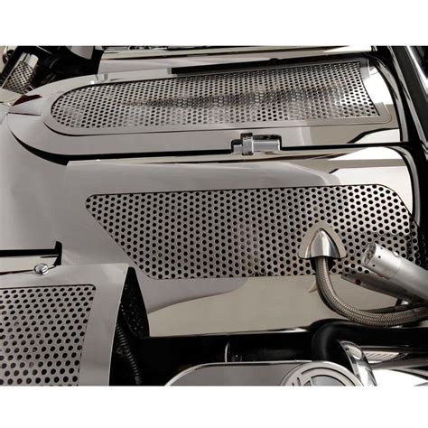 Corvette Plenum Cover Perforated Stainless Steel 1999 2004 C5 And Z0