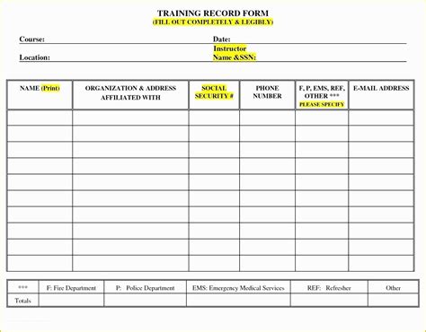 Documents similar to sample staff to be trained matrix. Staff Training Matrix Template / Employee Training Record Template Excel - task list templates ...