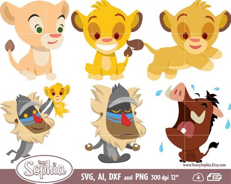 101 Baby Simba Lion King Svg Svg Png Eps Dxf File