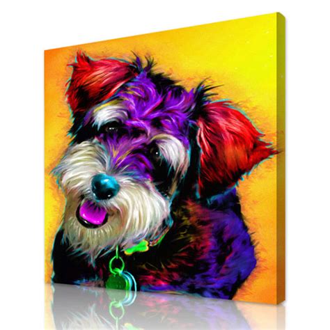 And, when a beloved pet has crossed the bridge, a portrait by melissa provides a lasting memorial of that special relationship. Customized Pop Art Dog Portrait - Redogulous.com