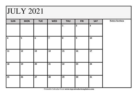 Welcome the new fiscal year with the printable april to july 2021 calendar. Free July 2021 Calendar Printable (PDF, Word) Templates