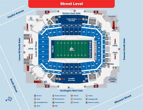 Buffalo Bills Stadium Map Gates