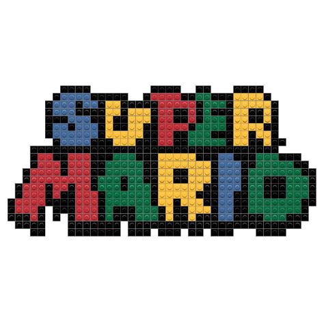 Super Mario Pixel Art Pattern Mario Pixel Art