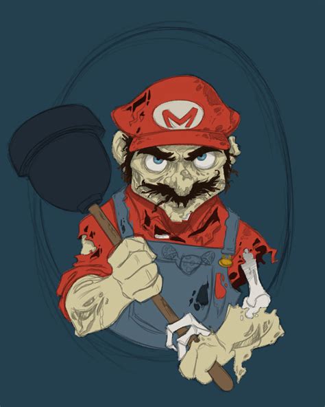Zombie Mario Wip 02 By Keepsake20 On Deviantart