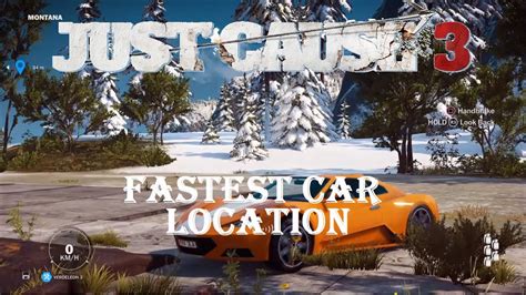 Just Cause 3 How To Get The Quickest Car Verdeleon 3 Fastest Car