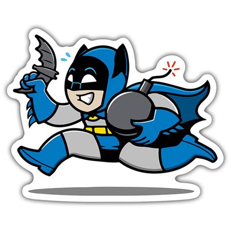 Sticker Batman Cartoon