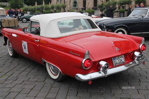 1955 Ford Thunderbird Rear View Post War Paledog Photo Collection
