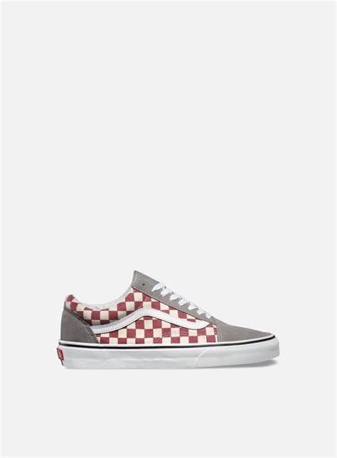 Vans Old Skool Checkerboard Frost Greyrhubarb € 2670 V3z6icj