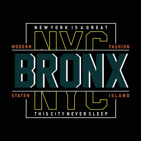 New York City Modern Typography Design Download Free Vectors Clipart