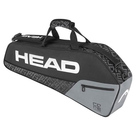 Head Core Pro 3 Pack Tennis Bag Blackgrey Midwest Sports
