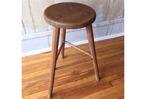 Shop for wood stool seat online at target. Italian Vintage Round Wooden Stool | Omero Home