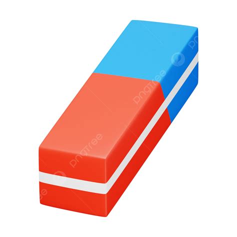 Eraser 3d Icon Render 3d Eraser Eraser 3d Icon 3d Icon Render Png