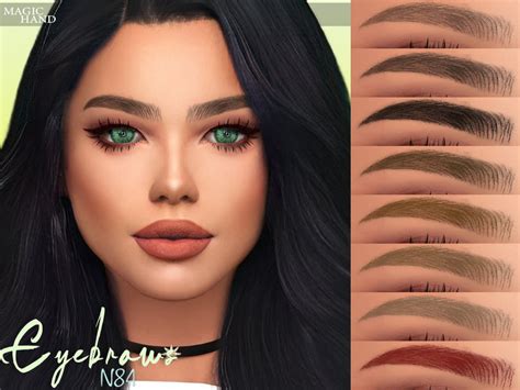 Eyebrows N84 By Magichand From Tsr • Sims 4 Downloads