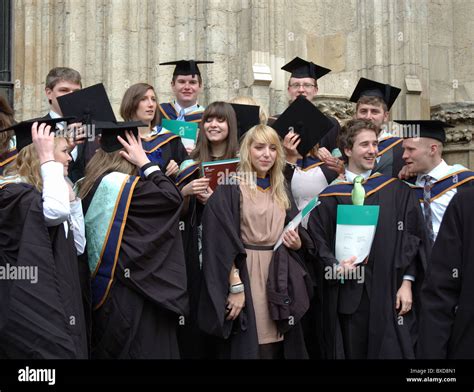 Celebrate Graduation England High Resolution Stock Photography And