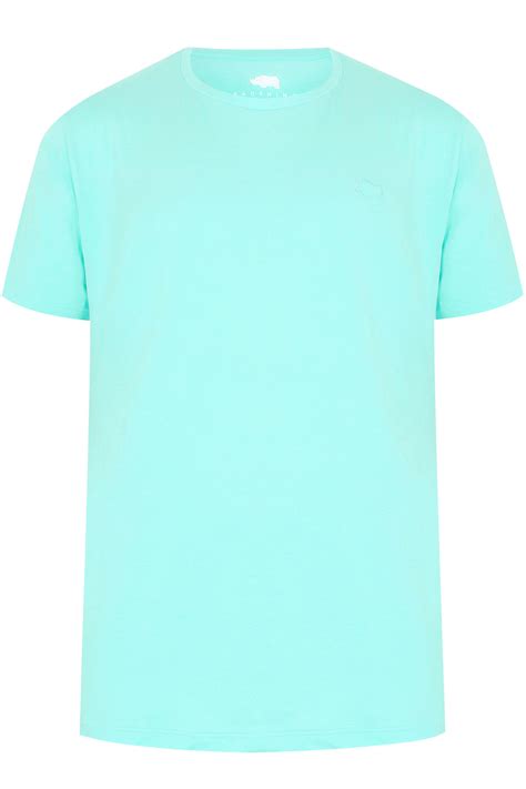 badrhino aqua crew neck basic t shirt sizes l to 8xl