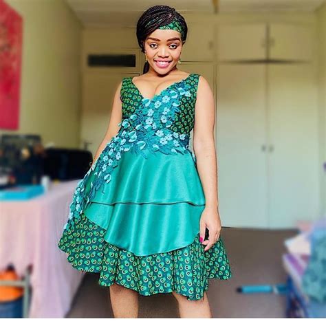 Best Shweshwe Dress 2020 For African Woman Shweshwe Home