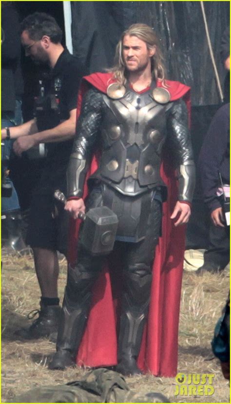 Chris Hemsworth Thor 2 Begins Filming First Set Pics Photo