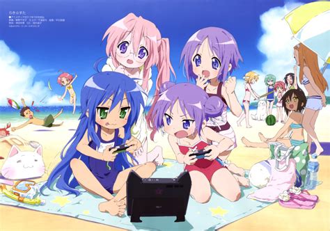 Ueno Chiyoko Cherry Lucky Star Hiiragi Kagami Hiiragi Tsukasa