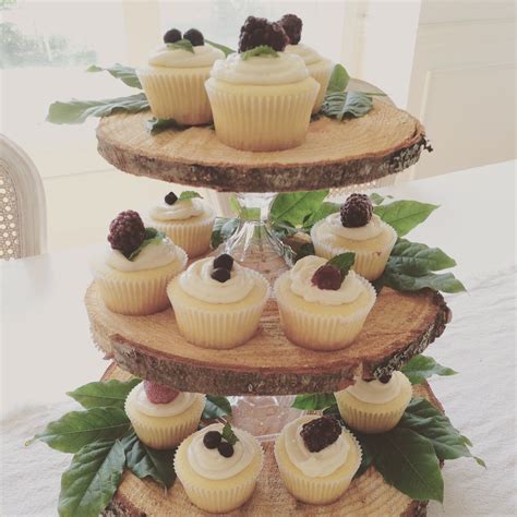 Little Farmstead Rustic 3 Tier Cupcake Stand