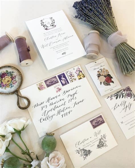 Beautiful Invitation Suite By Sableandgray This Past Weekend Was