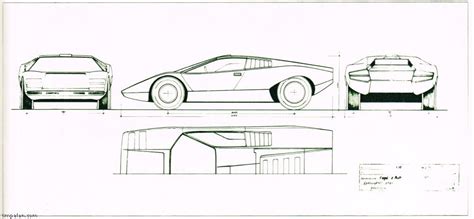 Sammeln And Seltenes Automobilia Transport Lamborghini Bertone Countach