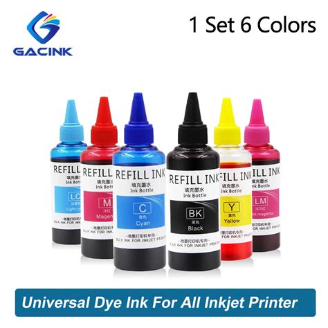 Universal Dye Ink 100ml 6 Refill Kit Ink Universal For Ep For H For Cn