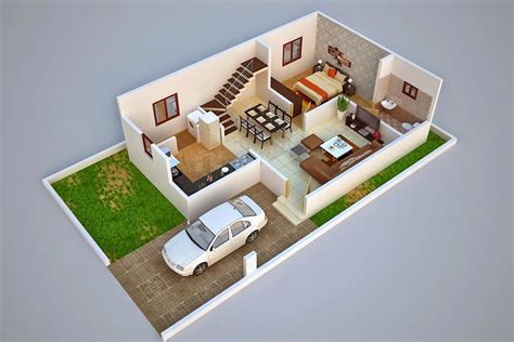 3d Duplex House Plan Keep It Relax