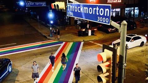 Rainbow Crosswalks And Traffic Lights Approved In Dallas American