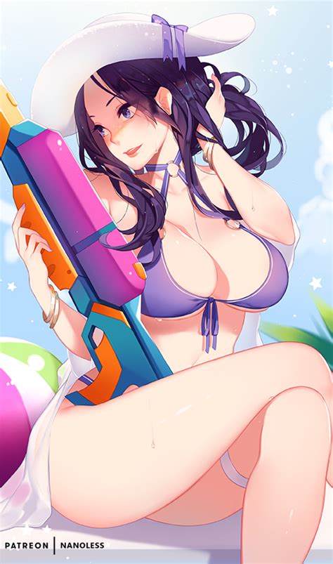 Nanoless Caitlyn League Of Legends Pool Party Caitlyn League Of