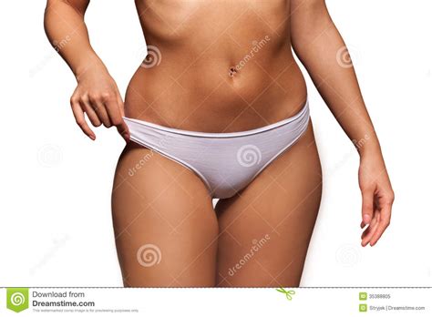 Torso Of A Beautiful Topless Woman Royalty Free Stock