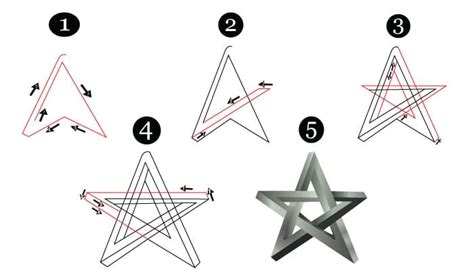 3d Star Drawing Step By Step Cool Drawing Idea