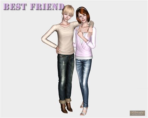 Entertainment World My Sims 3 Blog Best Friend Poses By
