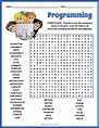 COMPUTER PROGRAMMING / CODING Word Search Puzzle Worksheet Activity