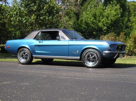 Absolutely Beautiful 1968 Acapulco Blue Mustang 2 Owner Restored Ac
