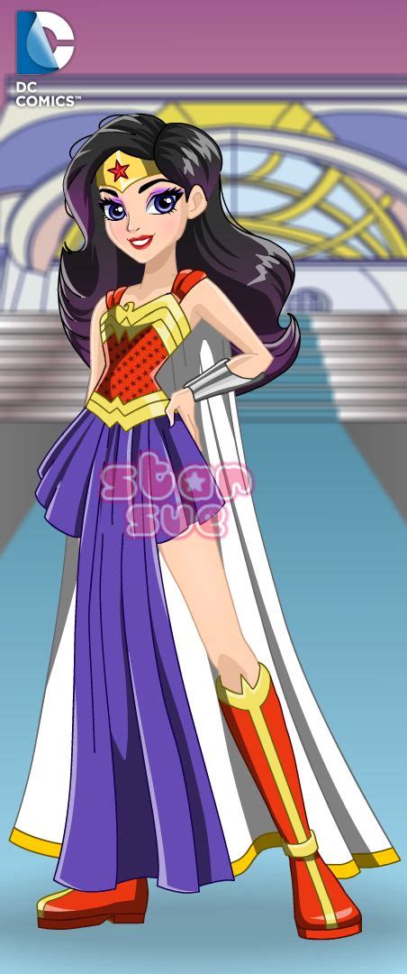 Dc Super Hero Girls Intergalactic Gala Wonder Woman Dress Up Game