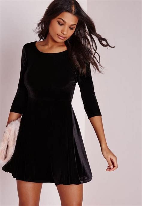 Up Your Day Game This Season In This Luxe Velvet Mini Dress This