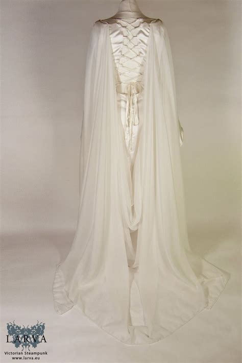 Elven Wedding Gown With Luxurious Embroidery Wedding Gowns Elvish