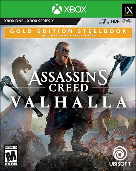 Best Buy Assassin S Creed Valhalla Gold Edition Steelbook Xbox One