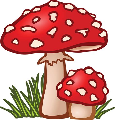 Free Clipart Of Mushrooms - Mushroom Clipart - Png Download - Full Size png image