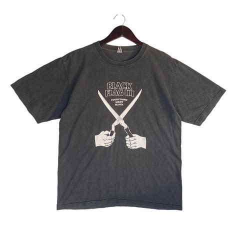 Black Flag Punk Rock Hardcore Band Rare Tee Shirt Etsy