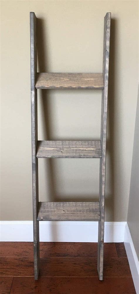 This Rustic Wooden Ladder Offers A Ton Of Decorating Options If Your