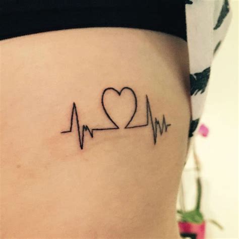 35 Satisfying Heartbeat Tattoo Designs Ideas And Images Picsmine