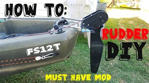 Maybe you would like to learn more about one of these? Ascend Fs12t Rudder Mod | DIY Kayak Rudder - YouTube