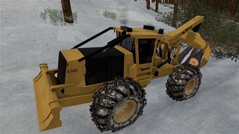 Мод Tigercat D Skidder для Farming Simulator